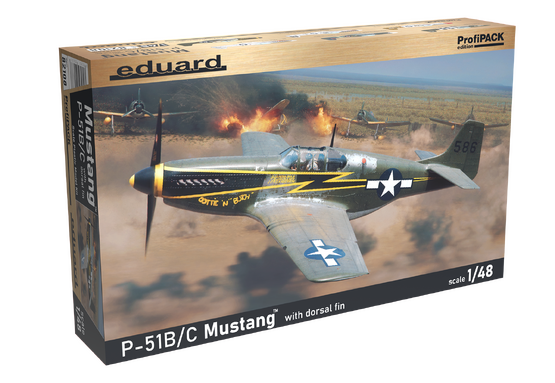 P-51B C Mustang with dorsal fin