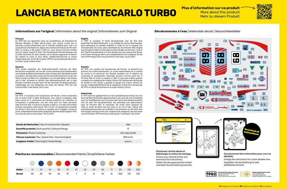 Lancia Beta MonterCarlo Turbo Starter kit