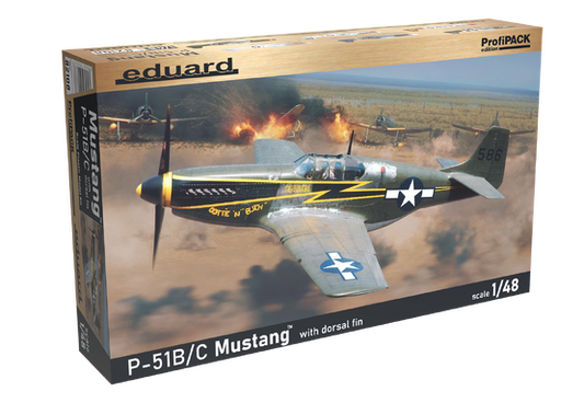 P-51B C Mustang with dorsal fin