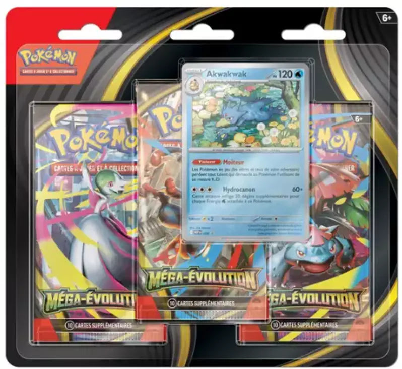 Pokémon - X1 Tripack Modèle Aléatoire Mega Evolution ME01 - FR