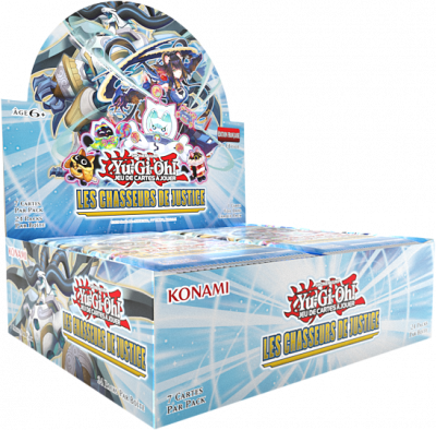YU-GI-OH! - DISPLAY 24 BOOSTERS LES CHASSEURS DE JUSTICE